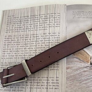 FREE PEOPLE "We the Free" Purple Leather Belt is New without Tags! Medium/Large